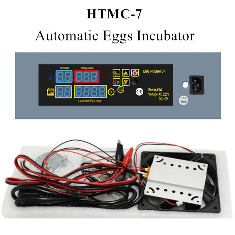 

HTMC-7 Automatic Eggs Incubator DIY Constant Temperature Eggs Incubation Box Accessories Egg Incubator Controller Accessories