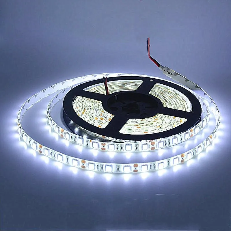 LED Strip 5M / Roll led strip 2835 Luminous Flux More Higher Than Old 2835 SMD Strip light 60LEDs/M 12V lamp String Decor