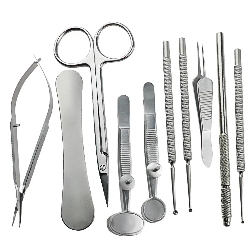 

1set Ophthalmic Meibomian Flap Eyelid Forceps Clip Eye Apparatus Massage Tweezers Eyelid Granuloma Surgery Tools Kit