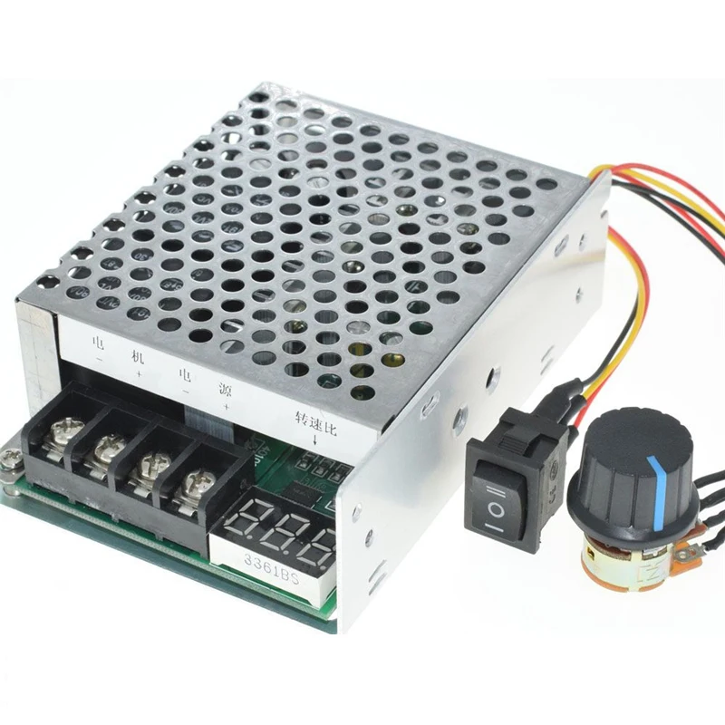 

3000W 40A DC10V-55V Forward and reverse motor speed governor Scale positioning DC permanent magnet motor reducer controller