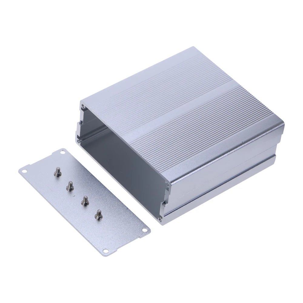 Aluminum Alloy Profile Shell Silver Enclosure Case  Lightning Arrester Shell  Power Supply Box  40x97x100mm