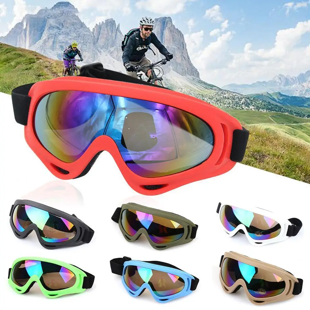 Bicycle Cycling Eyewear Outdoor Snowboard Goggles Skiing Goggle Windproof Riding MTB Road Bike Motorcycle Glass for Day Night