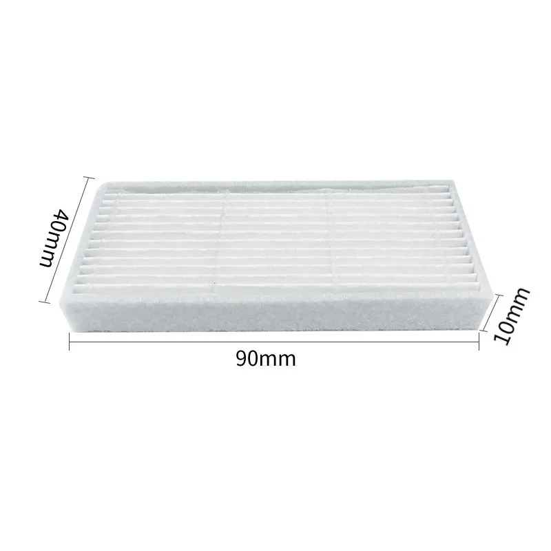 5pcs/Set 90mm*40mm*10mm Robot Vacuum Cleaner HEPA Filter for Midea Robotic Vacuum Cleaner Parts Accessories Filter Replacement