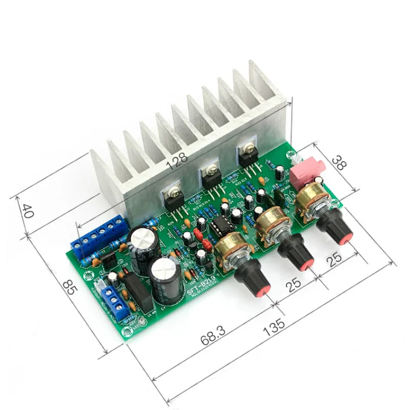 SOTAMIA TDA2050 TDA2030 2.1 Amp Subwoofer เครื่องขยายเสียง2X15W + 30W Amplificador Hifi เครื่องขยายเสียง smart Home