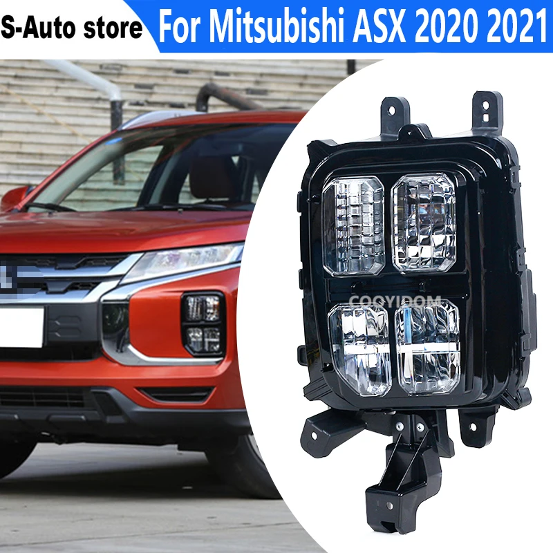 

Daytime running lights For Mitsubishi ASX 2020 2021 fog lamps LED front fog lamp assemblies turn signals with bulbs 8315A100