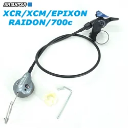 Original SR SUNTOUR XCM XCR EPIXON Remote Lockout Cover Assembly Lock out Lever 22.2mm Cable Control Damping Rod Lockout Switch