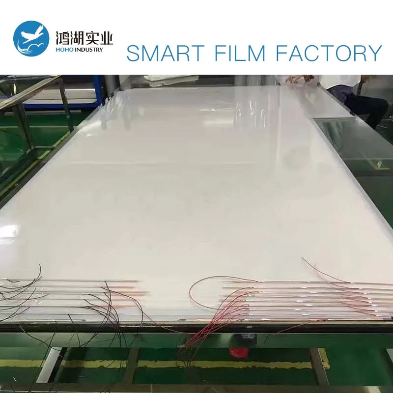 SUNICE Customs PDLC Self-adhesive White Smart Film Electrochromic Film Switchable Glass Vinyl + power transformer