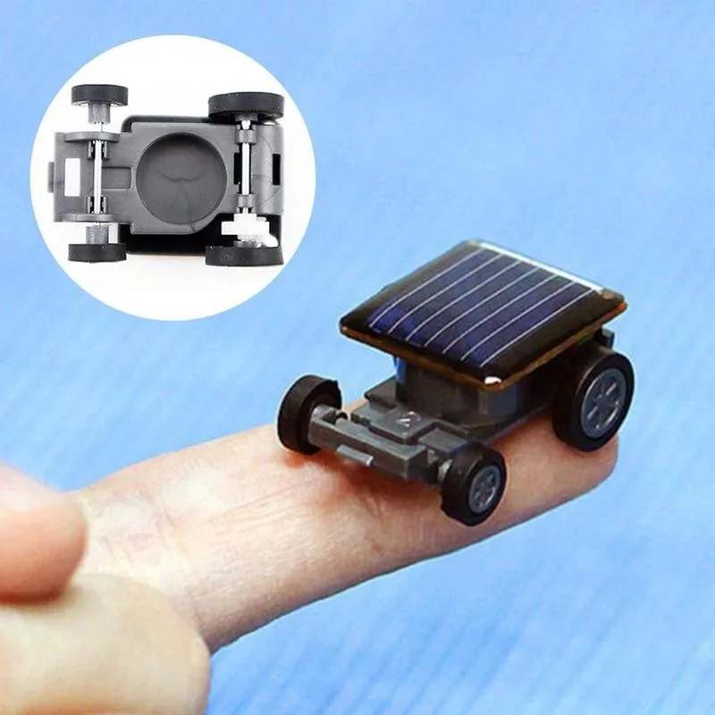 Solar Power Mini Sports Car Smallest Design Solar Energy Car Mini Toy Car Educational Gadget Children Gift Funny Racer