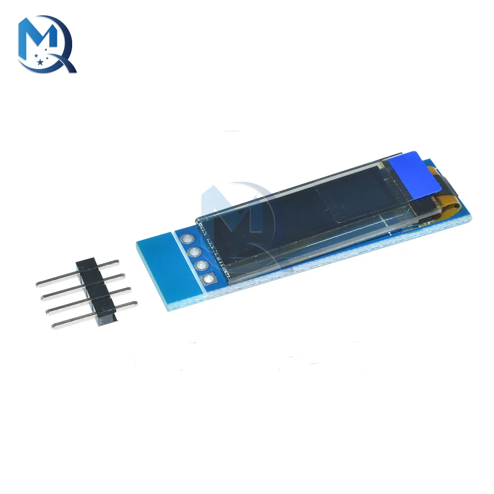 0.91 "Inch Oled Display Module 128*32 Blauw/Witte Kleur Controller Iic I2C Interface 4 Pin 3.3V/5V Voor Arduino