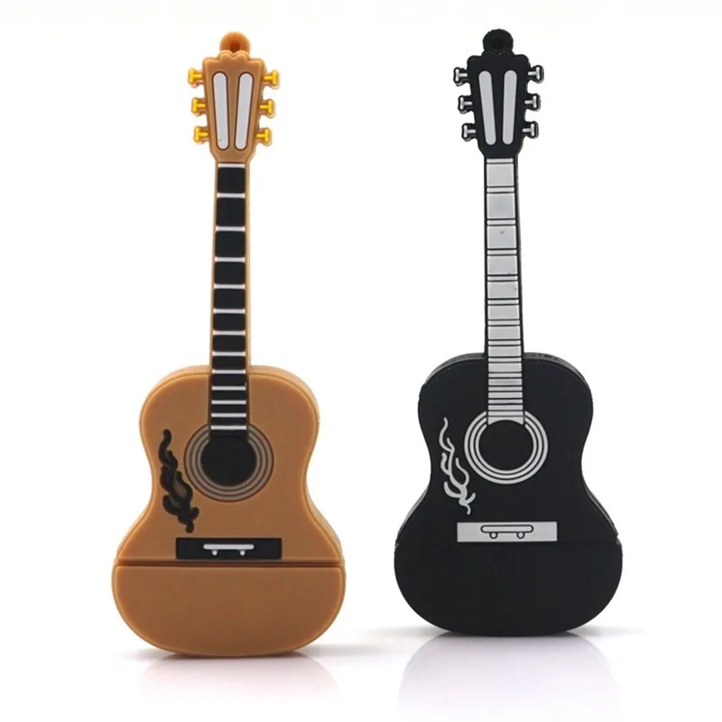 Clé Usb 2.0 guitare, support à mémoire de 4gb 8gb 16gb 32gb 64gb, lecteur Flash musique, disque U, cadeau, téléchargement gratuit