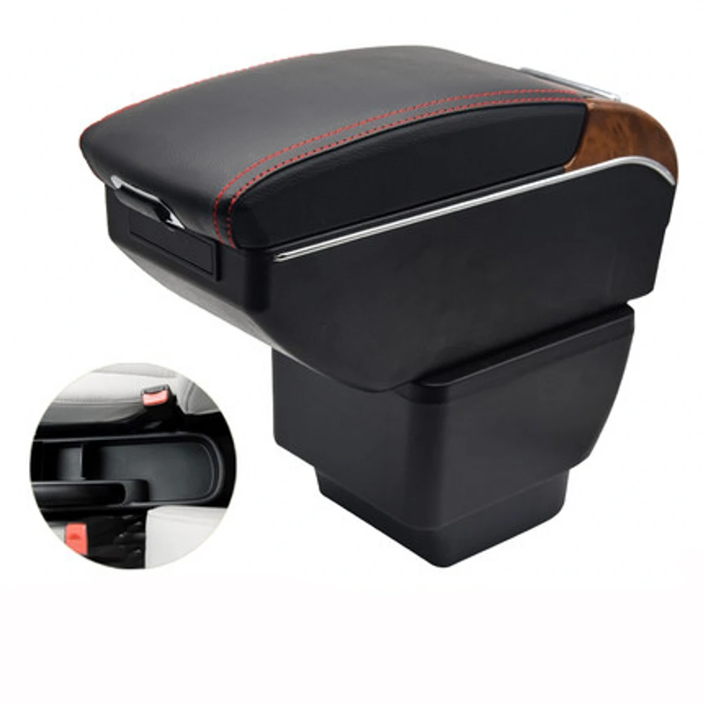 

For Mazda M2 Armrest Box Retrofit Parts Car Arm Rest Center Storage Case Accessories Interior Special With USB