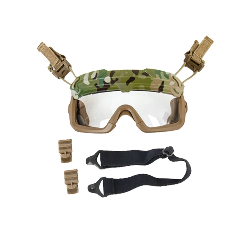 Airsoft Paintball Tactical TMC Goggle Safety Helmet Clear Glasses Eyes Protection Shooting CS Game SF QD