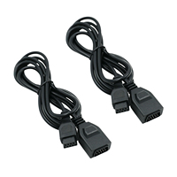 2 PCS 1.8m Controller High-speed Extension Cable for Sega Genesis Game Console System Compatible with for Mega Drive