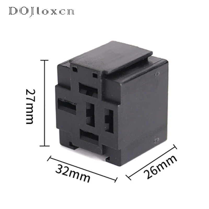 1/5/10/20/Sets 5 Pin Automotive Connector Relay Mount Horn Relay Flame Retardant, High Temperature Resistance 40A DJ7059-6.3-21