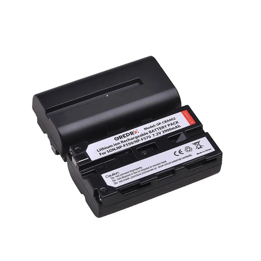 4 NP-F550 NP-F570 NP F550 F570 Pin Máy Ảnh + Tặng Bộ Sạc Đôi Với Loại-C Cho Sony NP-F330 NP-F530 NP-F570 NP-F730