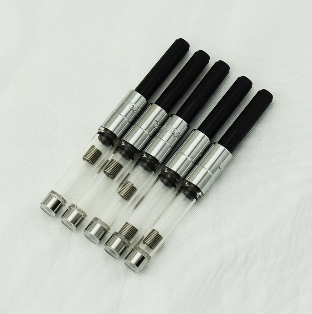 5 PCS / 10 Pieces Regal Fountain Pen Metal Ink Converter , International Standard Size