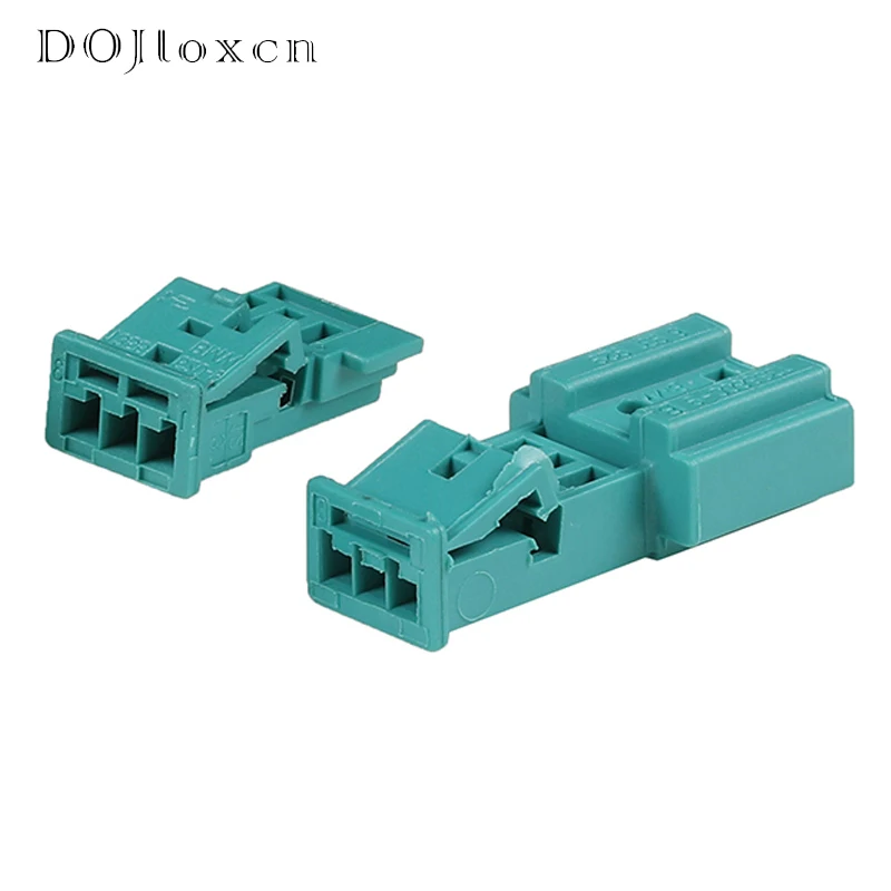 1/2/5 Sets  2 3 4 Pin Suitable For BMW Rain Sense Atmosphere Light Door Light Connector Tweeter Green Plug 968813-9 1355600-9