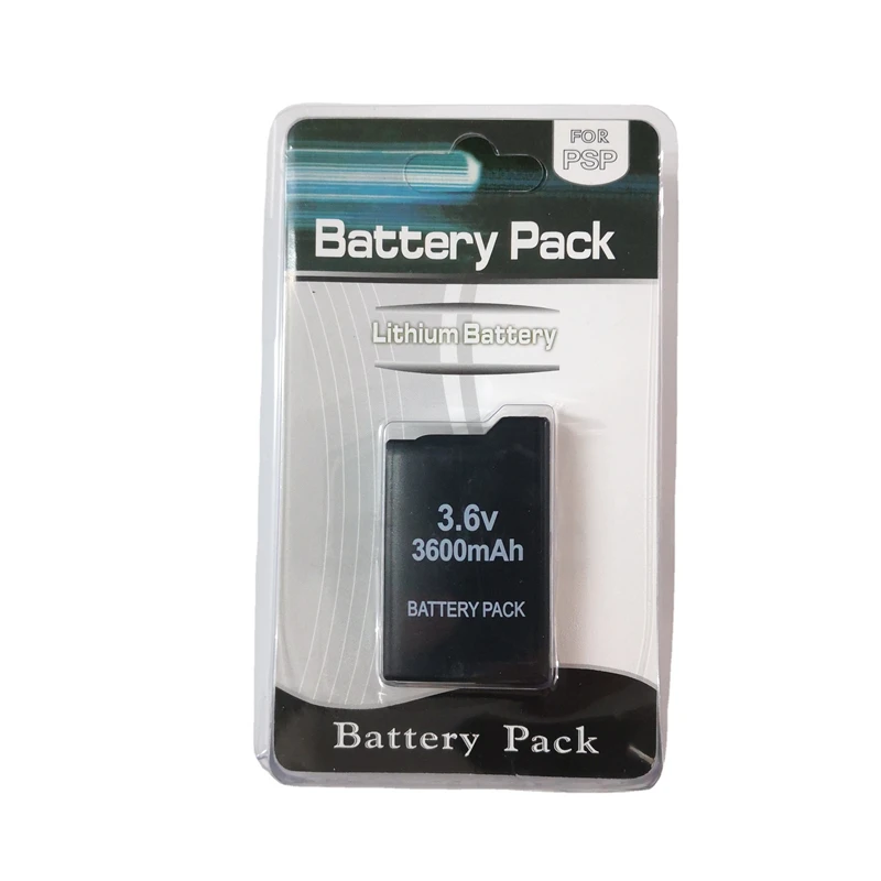 3600mAh 3.6V Rechargeable Lithium Ion Battery Pack Replacement for Sony PSP1000 PSP 1000 PSP-110 Console Gamepad Battery Bateria