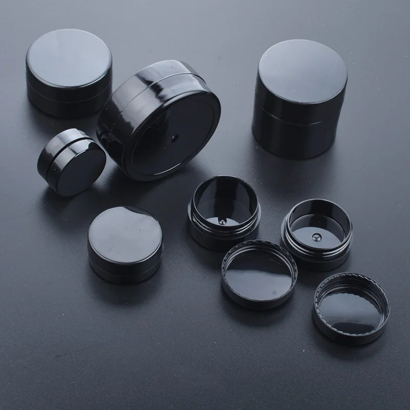 Frascos de plástico vazio para maquiagem, frascos de loção cosméticos transparentes maquiagem cosméticos rosto creme caixa de gel 100 drive