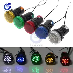 5 colori Mini LED indicatore termometro a luce digitale-20-199 ℃ sensore di temperatura Tester di induzione Tester termografo 50-380V ca.