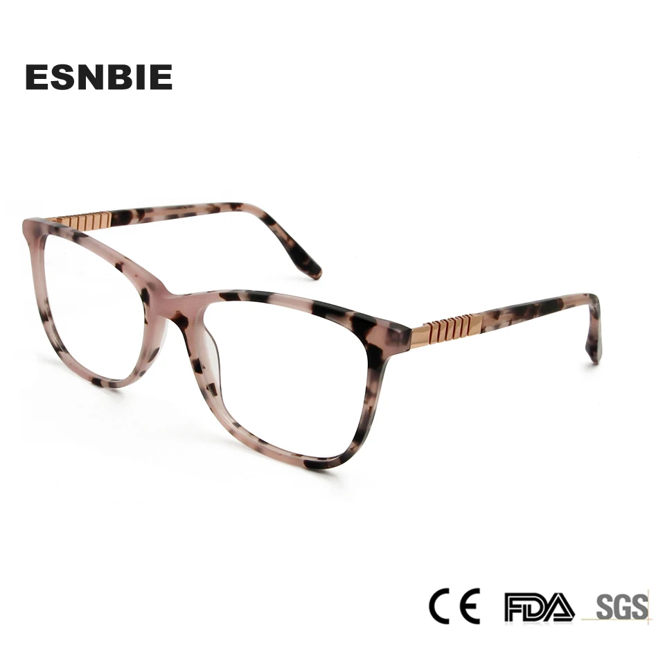 Trendy Acetate Eyeglasses Frames Square Eye Glasses For Women Men Myopia Optical Prescription Eyewear Frames 2020 Durable Hinge