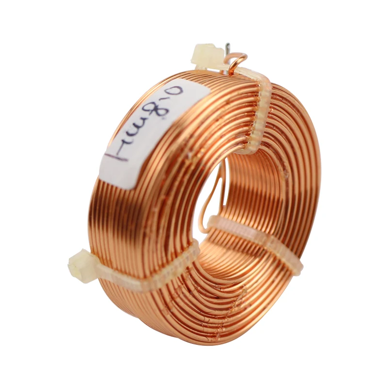 GHXAMP 0.8mm Speaker Crossover Inductance Copper coil Oxygen Free Copper Inductor HIFI Audio Accessories 0.2mH 0.8mH 1.2mH 1Pcs