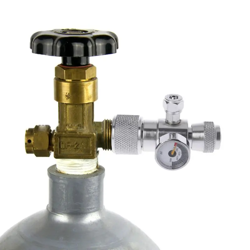 

2024 New CO2 Pressure Gauge JIS m22-14 Regulator Manometer Over 1500PSI Cylinder Reducer