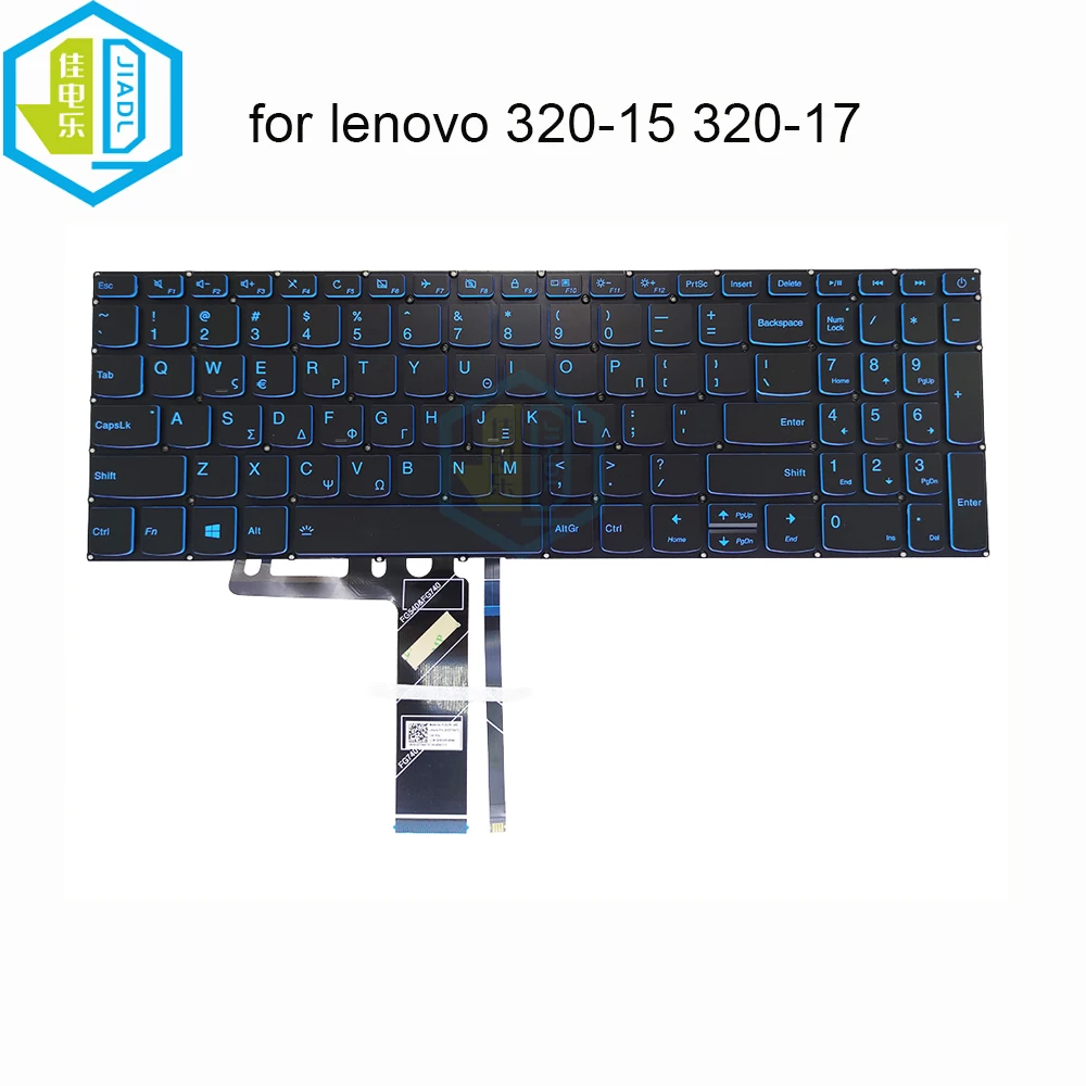 New Greek Belgium Backlight Keyboard For Lenovo IdeaPad 320-15 320-17 L340-15 S145-15 15API 320-15IKB 320-17AST 15ABR SN20T04672