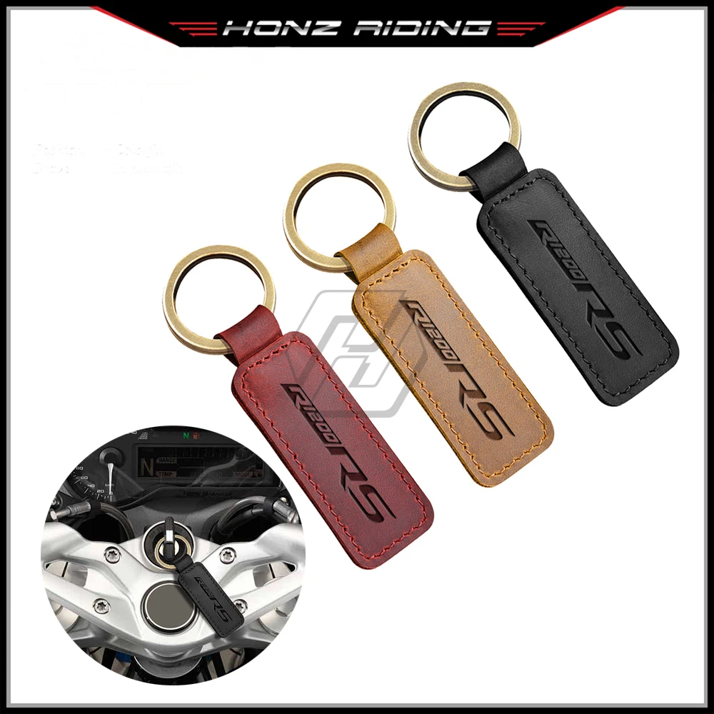 

For BMW Motorrad R1200RS R1200 RS Motorcycle Cowhide Keychain Key Ring