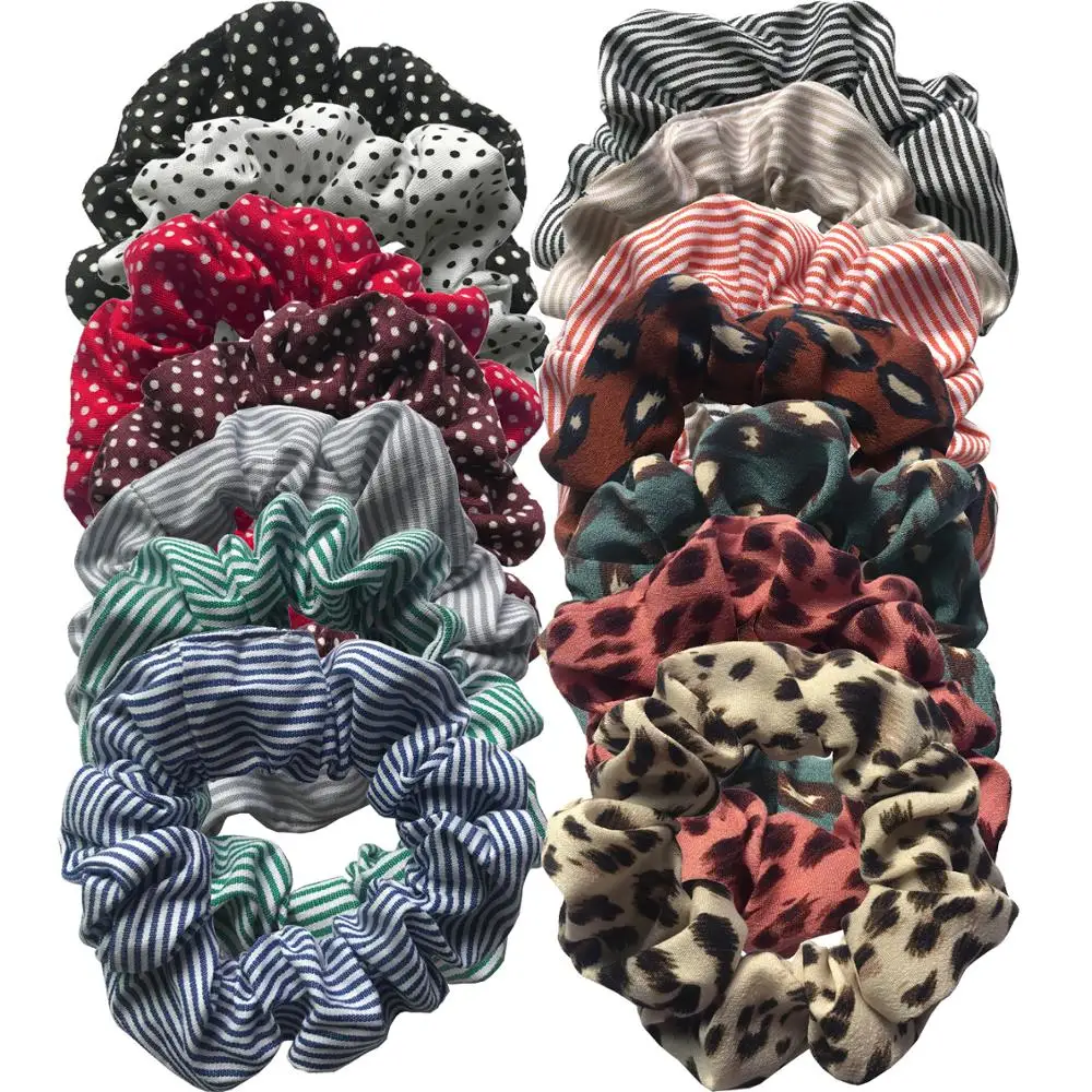 Gentle Velvet Hair Scrunchies Girls Women Ponytail Holder Hair Elastic Bands Ties Hair Accessories Handmade Favors