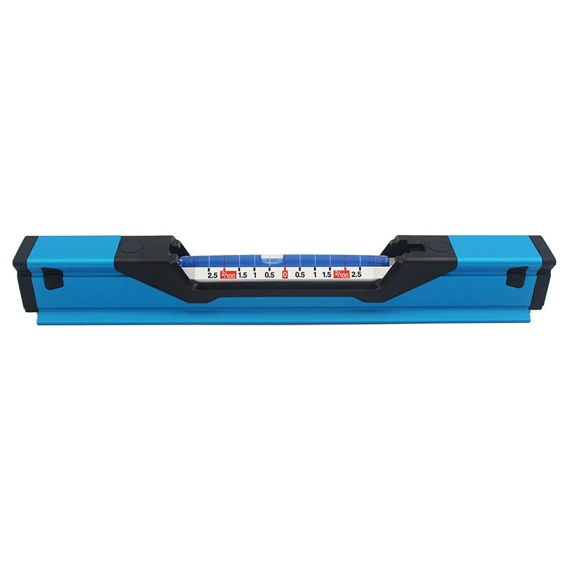 SHINWA Penguin Blue Slope Spirit Level Ruler Tube Vial with Luminous Sheet Fits Pipes Model 76359