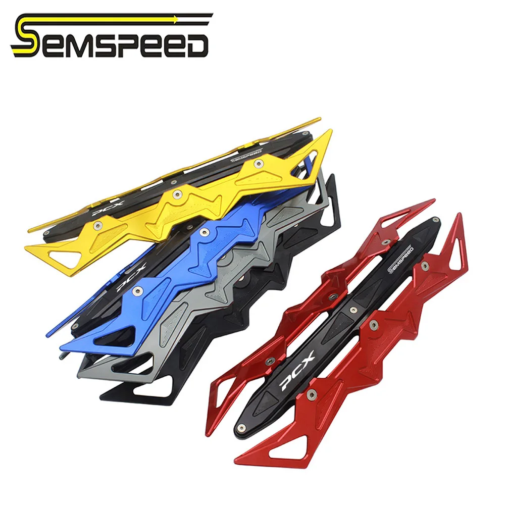 SEMSPEED CNC Aluminum Motorcycle Heat Shield Exhaust Pipe Muffler Cover Protector For Honda PCX125 PCX150 PCX 125 150