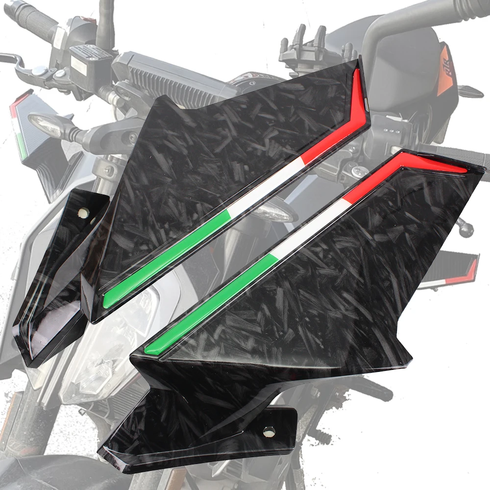 

Motorcycle Accessories Winglets Wind Wing Spoileror Kit Carbon For Ducati 696 796 797 821 M1100 M1100S EVO MONSTER Supersport S