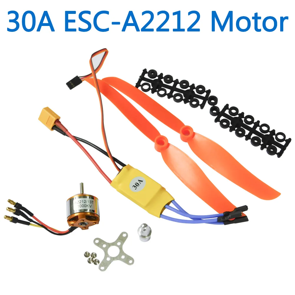 Motor sin escobillas Sida XXD A2212 KV930/1000/1400/2200 30A ESC, propulsor de accionamiento directo, nuevo