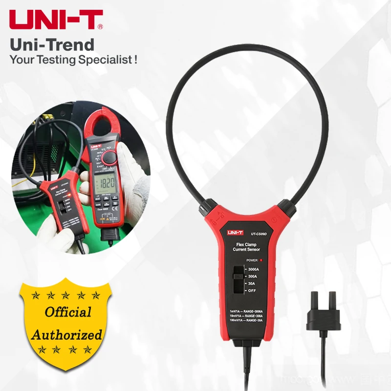 UNI-T UT-CS09D Flex Clamp Sensor high precision 3000A AC flexible clamp meter UT206B/UT208B applicable