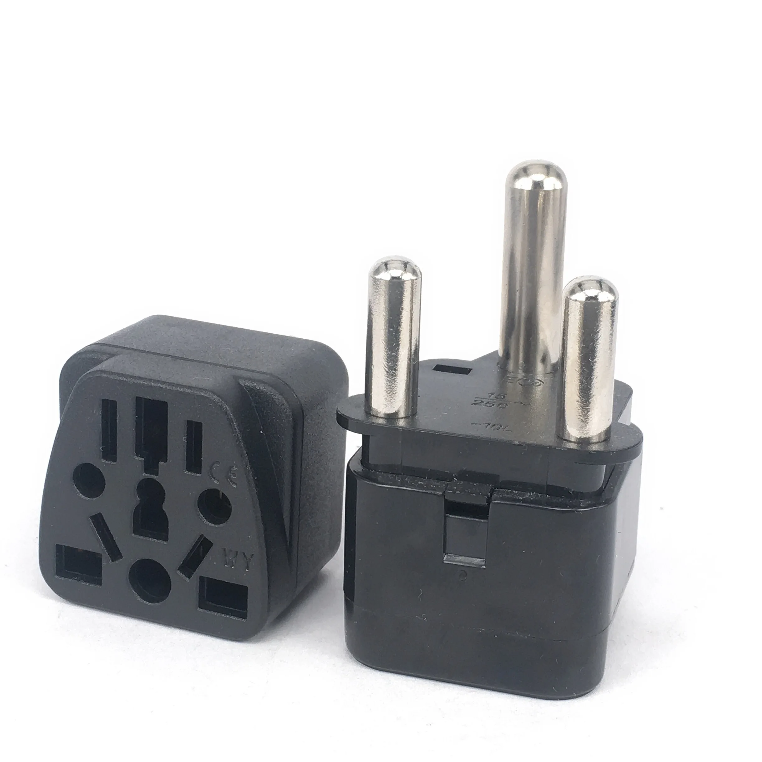 Bolantedz South africa plug Type M big round 3 pins India conversion power plug adapter travel Pakistan convert China AUS charge