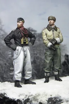 1/35 모델 키트 레진 키트, LAH 장교 Kharkov 세트, 2 자리