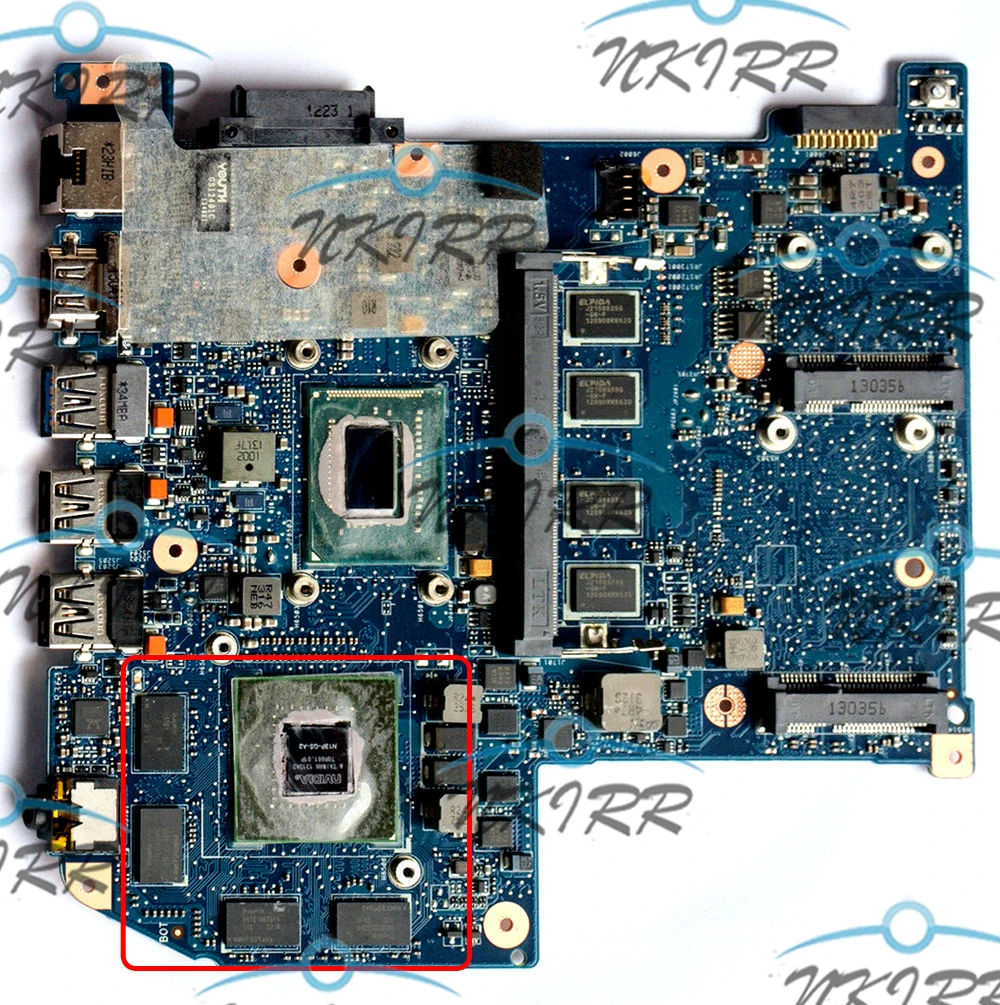 JM50 REV:2.1 NBRYK11006 NBRYK11007 I3-2367M GT640M 1G Fit for 40pin Screen Motherboard for Aspire M3-581 M3-581T M3-581TG