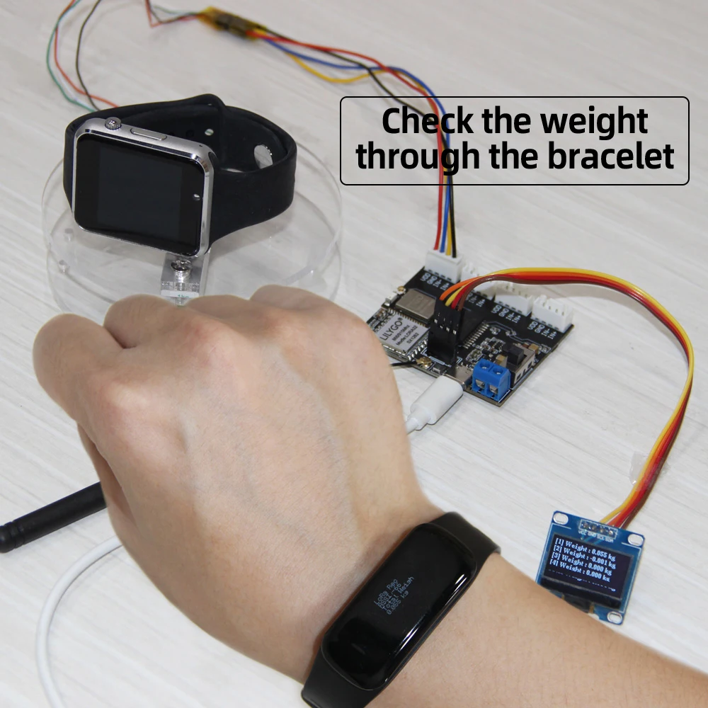 ليليغو®TTGO T-وزن لورا T-Micro32 وزنها 4-Way HX711 SX1262 ESP32 IOT حساسية عالية