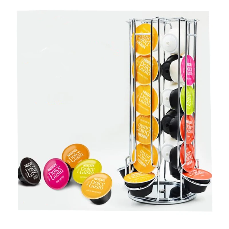 

Hot promotion Dolce Gusto Coffee Capsule Holder Stand Display Kitchen Organizer Shelf 24/42 Cups Coffee Capsule Storage rack