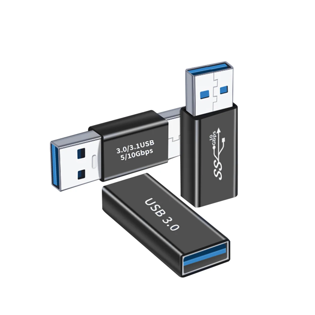 JORINDO USB3.0ชายคู่Plug Converter,USB3.0อะแดปเตอร์ชายหญิง,USB3.0คู่หญิงขยายการแปลง3A