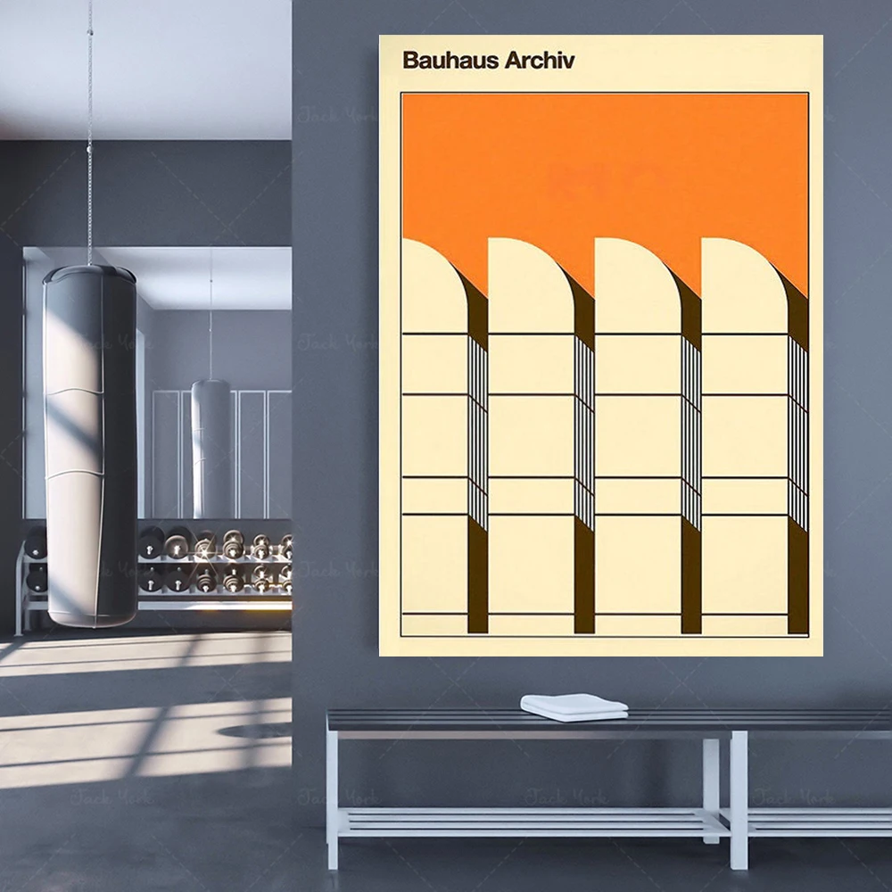 Bauhaus Exhibition Poster, Bauhaus Poster, Bauhaus Art, bauhaus archiv, bauhaus print