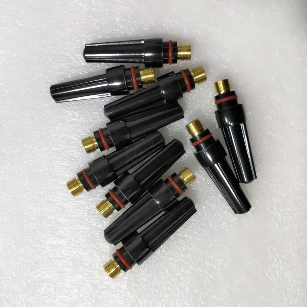 10PCS 57Y03 Middle Back Cap For TIG Welding Torch 17 18 26 Series Tig Accessories