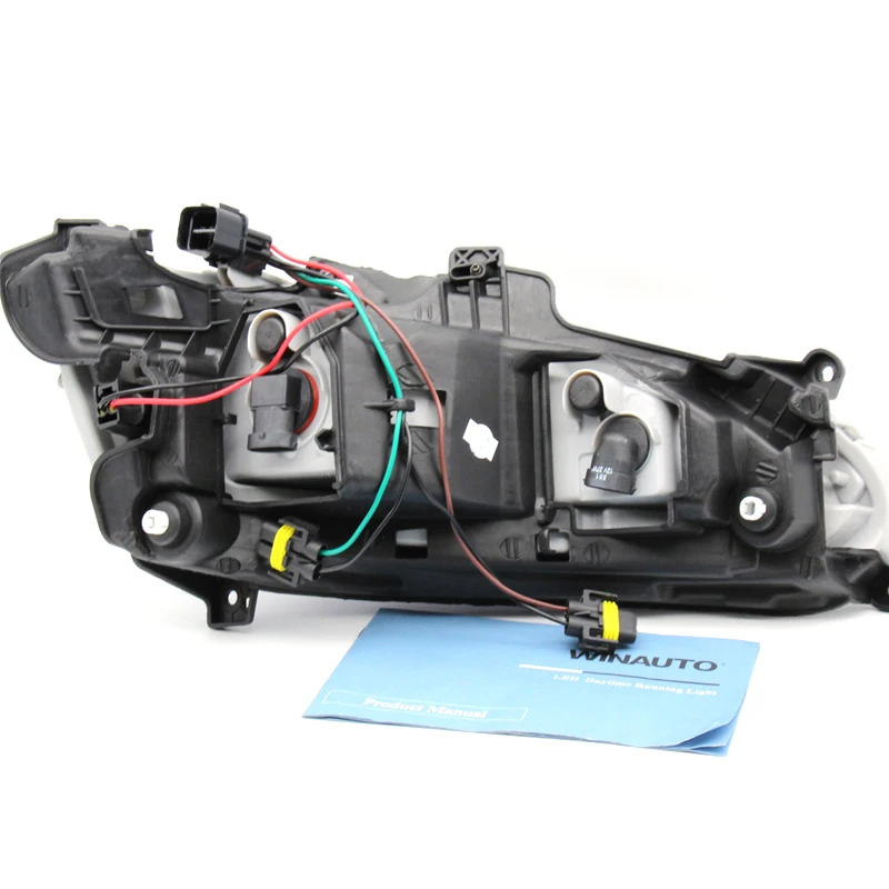 For Hyundai Santa Fe IX45 2013 2014 2015 1 Pair 12V Fog Lamp DRL LED Daytime Running Light Waterproof Car Headlight Assembly