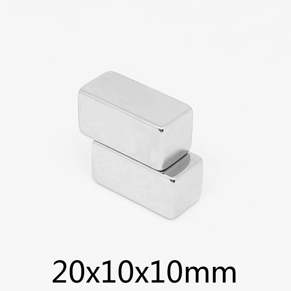 1/2/5/10/15/20/30PCS 20x10x10 Rectangular Strong Powerful Magnets N35 20x10x10mm Block Rare Earth Neodymium Magnet 20*10*10 mm