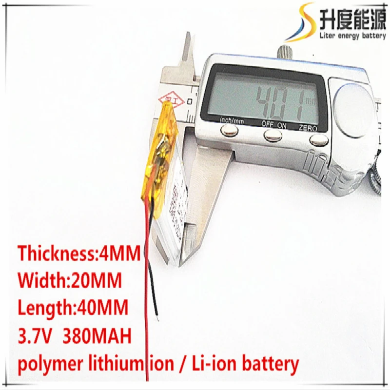 

10pcs [SD] 3.7V,380mAH,[402040] Polymer lithium ion / Li-ion battery for TOY,POWER BANK,GPS,mp3,mp4,cell phone,speaker