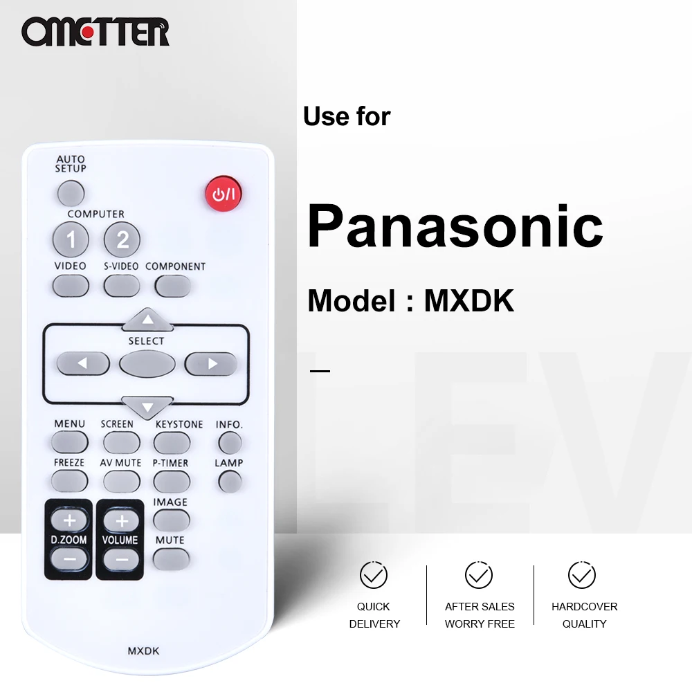 Nuovo telecomando MXDK adatto per proiettore Panasonic 6451051677 LX26HEA PT-LX26HEAJ PT-LX26HEJ PT-LX26HU PT-LX30HE PT-LX30HU