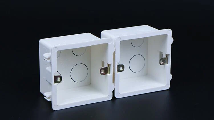 30pcs Assembly Bottom Box  Wall Mount Cassette For Switch Socket Base Switch Bottom  86*86mm,Used For Kinds Of Button