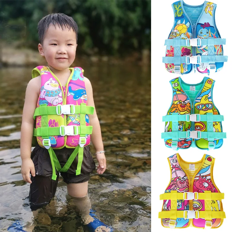 

Neoprene Swim Buofancy Vest for Kids, Toddler, Children, Boys, Girls Swimming Float Jacket, Floation Life Jacket, 20-60 kg