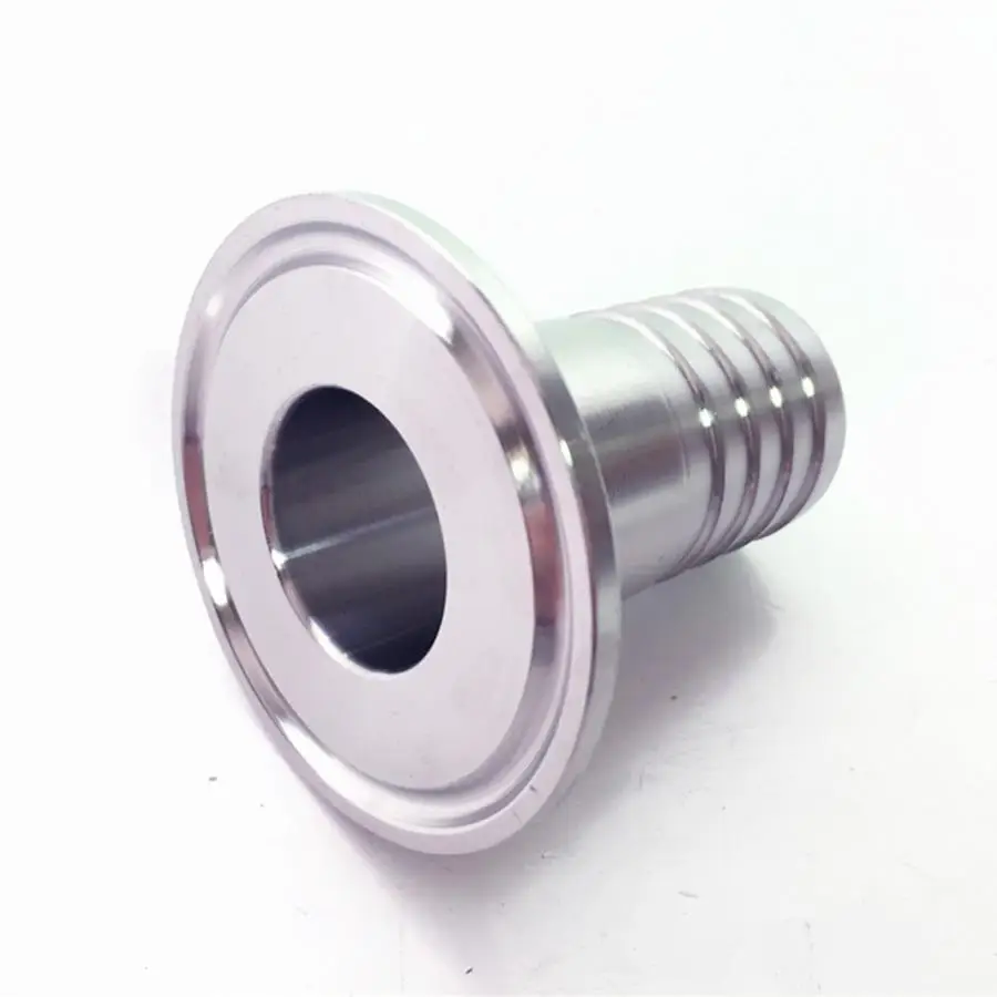 

63mm Hose Barb x 2.5" Tri Clamp SUS 316L Stainless Steel Sanitary Tri-Clamp Hosetail Coupler Fitting Home Brew